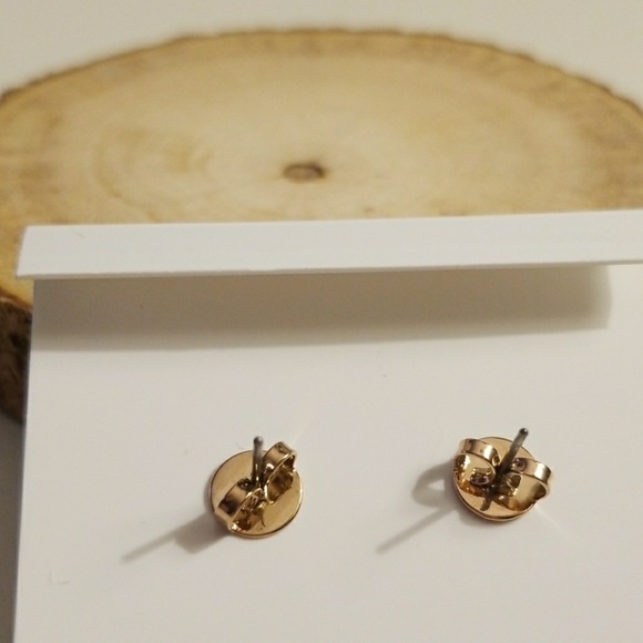 Tory Burch disk rose gold earrings - Picture 4 of 4